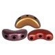 Les perles par Puca® Arcos beads Yellow gold metallic iris 00030/01620